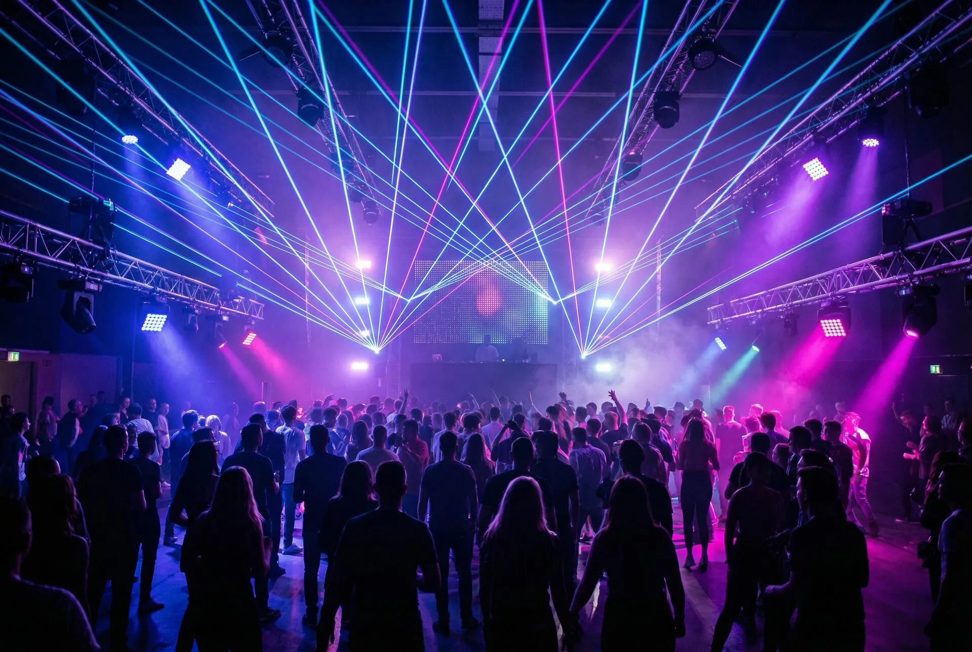 Professionelle Lichtshow mit Moving Heads und LED-Technik