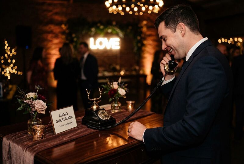 Audio Gästebuch bei einer Veranstaltung